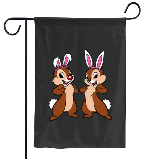 Amazons s Disney Chip n Dale Spring Easter Bunny Ears Garden Flags