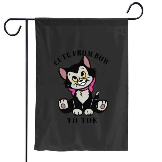 Disney Pinocchio Figaro Cute From Bow To Toe Garden Flags