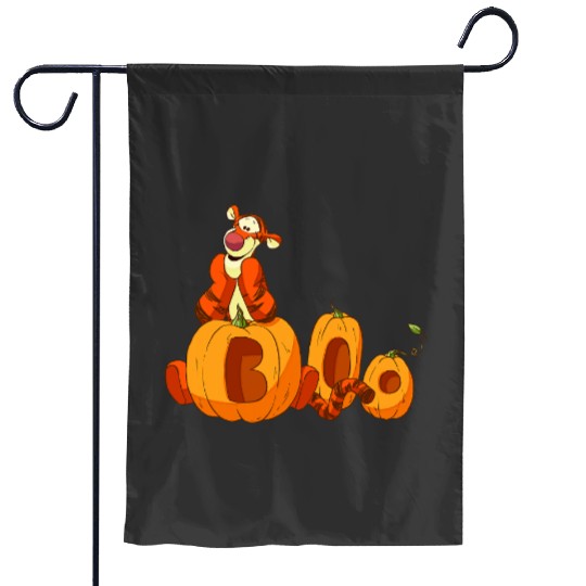 Disney Halloween Tigger Boo Pumpkins Garden Flags