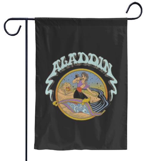 Disney Aladdin And Abu Magic Carpet Surfing Garden Flags