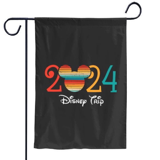 Disney Family Vacation 2024 Garden Flags, Custom Disney 2024 Family Vacation