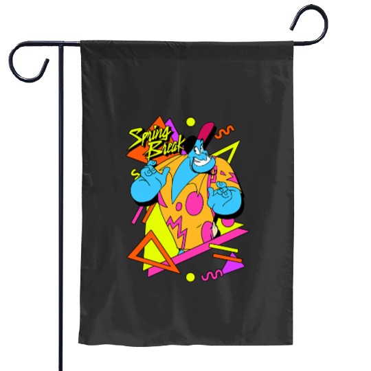 disney aladdin genie 90s style Garden Flags
