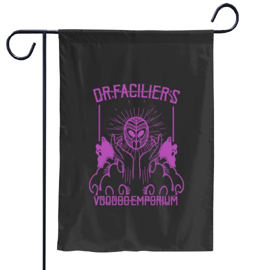 Dr. Faciliers Voodoo Emporium The Princess and the Frog Disney Villains Relaxed Fit Garden Flags