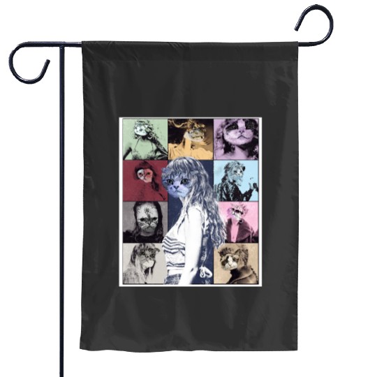 Taylors cats Eras Tour Garden Flags