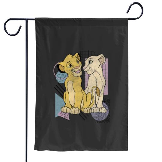 Disney Lion King Simba Nala Meet Eyes Valentines Garden Flags