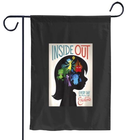 Disney Pixarss Inside Out Silhouette Movie Premium Garden Flags