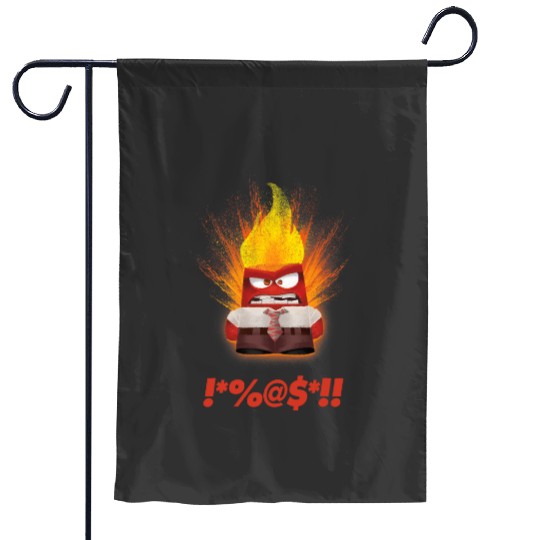 Disney Pixarss Inside Out Angry Garden Flags