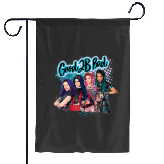 Disney The Descendants 3 Good 2B Bad Garden Flags