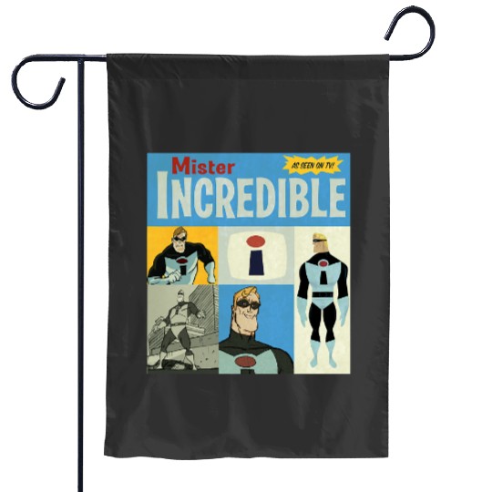 Disney Pixarss The Incredibles As Seen On TV Vintagess Box Up Garden Flags