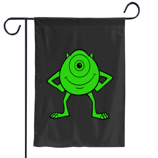 Disney Pixarss Monsters Inc. Mike Wazowski Cyclops Retro Garden Flags