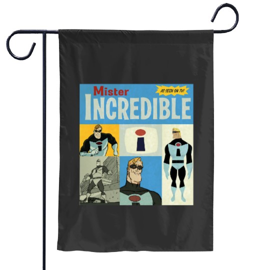 Disney Pixarss The Incredibles As Seen On TV Vintagess Box Up Garden Flags