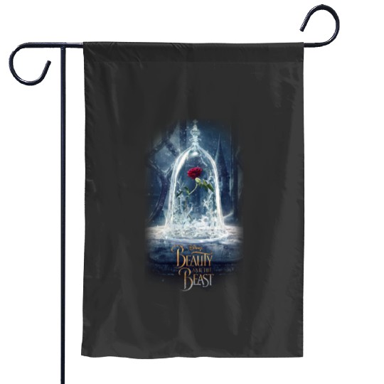 Disney Beauty And The Beast Epic Glass Rose Sweatshirt Sweatshirt Garden Flags