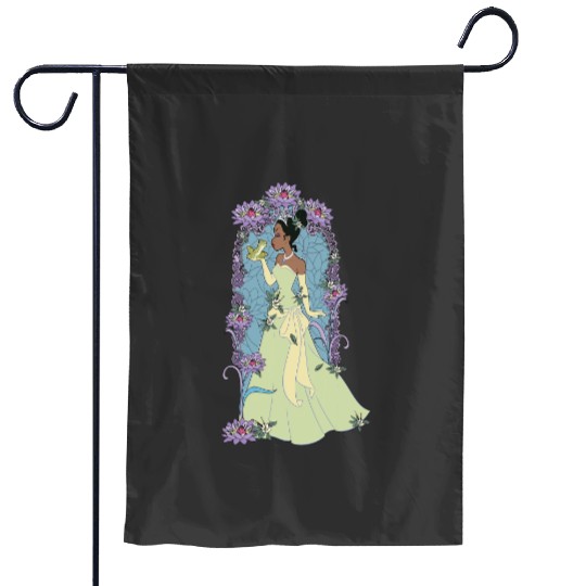 Disney Princess And The Frog Tiana Floral KISSss Garden Flags
