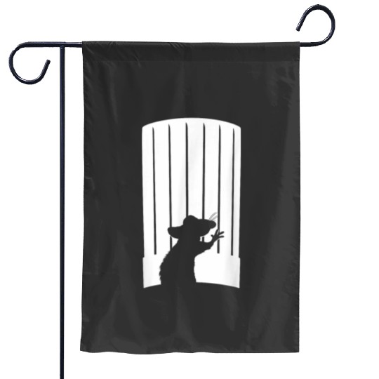 Disney and Pixars Ratatouille Chef Hat Remy Silhouette Garden Flags