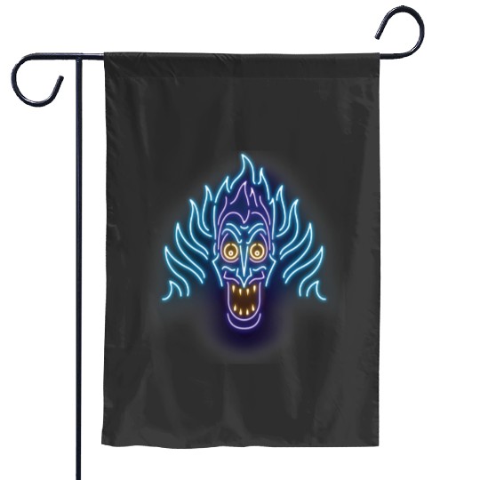 Disney Herculesss Neon Hades Head Shot Graphic Garden Flags