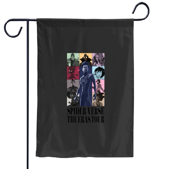 SpiderVerse Eras Tour with title Garden Flags
