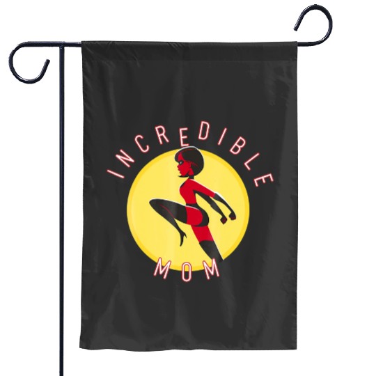 disney Pixars incredibles 2 incredible mom graphic Garden Flags