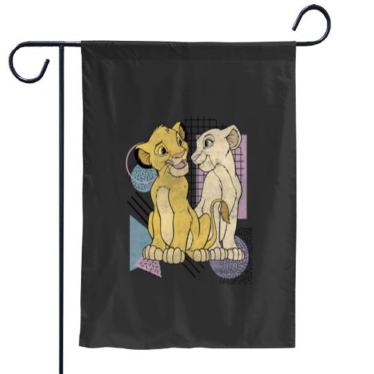 Disney Lion King Simba Nala Meet Eyes Valentines Garden Flags