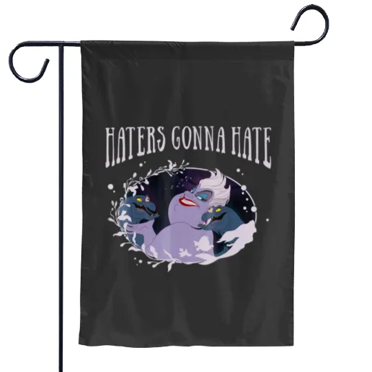 disney little mermaid ursula haters gonna hate Garden Flags