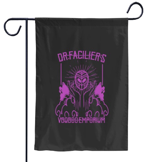 Dr. Faciliers Voodoo Emporium The Princess and the Frog Disney Villains Relaxed Fit Garden Flags