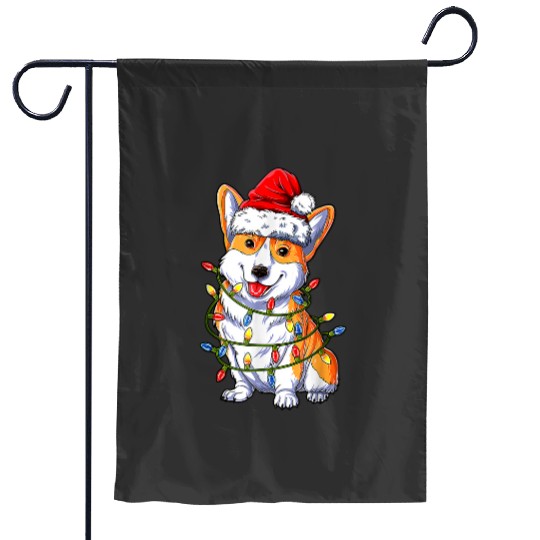 Corgi Reindeer Christmas Lights Funny Dog Xmas Gifts  , Stitch Eras Tour , Stitch Shirt, Disney Land Lilo and Stitch Garden Flags