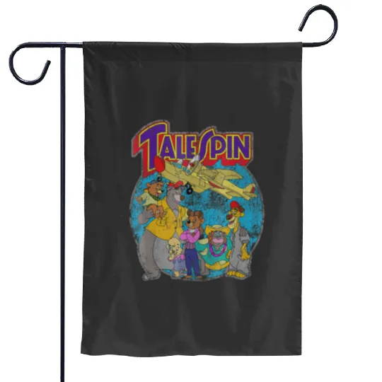 disneys talespin graphic Garden Flags