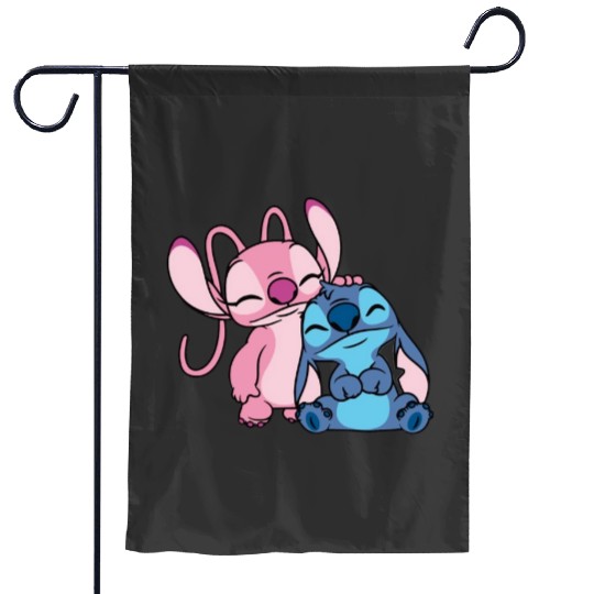 stitch and angel soulmate Poster, Stitch Eras Tour , Stitch Shirt, Disney Land Lilo and Stitch Garden Flags
