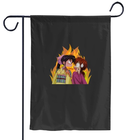 kageri Sticker: Disney Mulan Anime Mushu, Mulan and Mushu Garden Flags