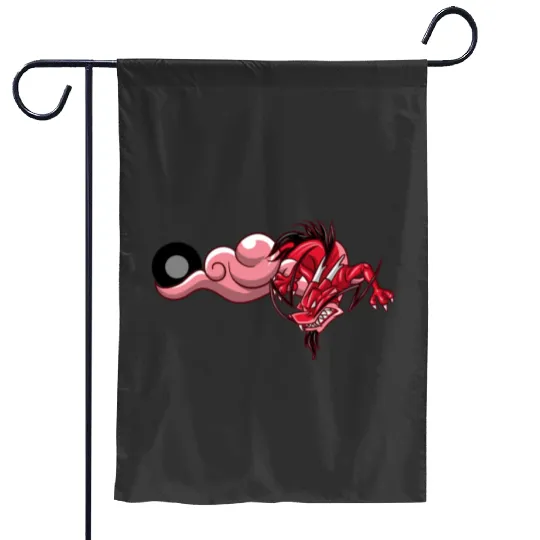 inosuke kamado pig  : Disney Mulan Anime Mushu, Mulan and Mushu Garden Flags