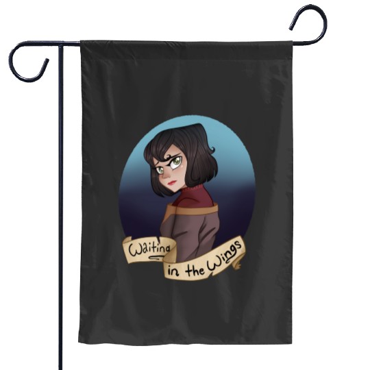 Travel Size Sticker: Disney Mulan Anime Mushu, Mulan and Mushu Garden Flags