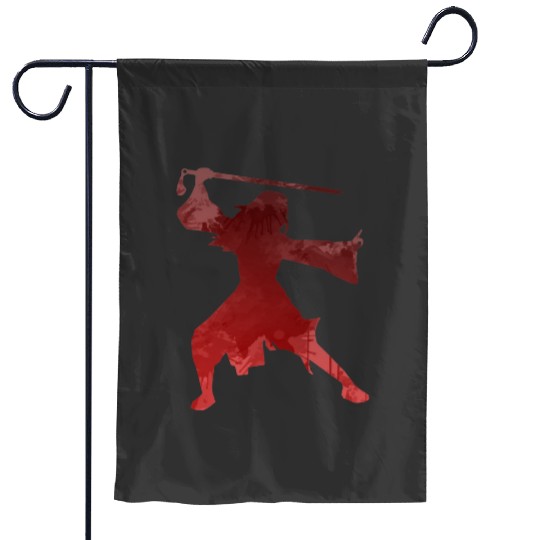 Original art Sticker: Disney Mulan Anime Mushu, Mulan and Mushu Garden Flags