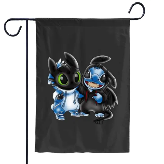 Stitch and Toothless  , Stitch Eras Tour , Stitch Shirt, Disney Land Lilo and Stitch Garden Flags