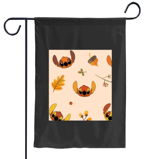 Stitch having a cup  chocolate after a movie marathon Sticker, Stitch Eras Tour , Stitch Shirt, Disney Land Lilo and Stitch Garden Flags