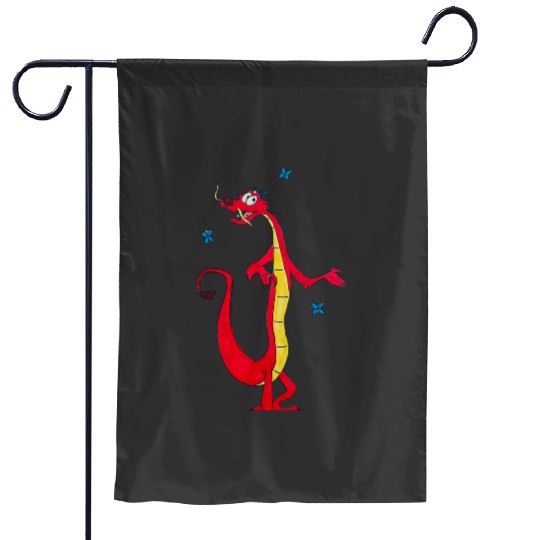 DISHONOR Sticker: Disney Mulan Anime Mushu, Mulan and Mushu Garden Flags