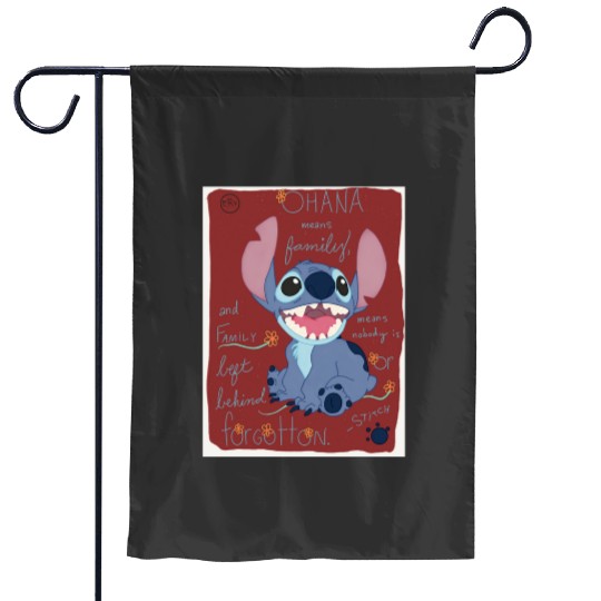 Stitch - Ohana means family Sticker, Stitch Eras Tour , Stitch Shirt, Disney Land Lilo and Stitch Garden Flags
