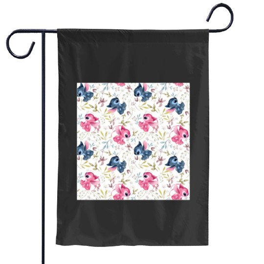 Stitch and Angel Forever Sweatshirt  , Stitch Eras Tour , Stitch Shirt, Disney Land Lilo and Stitch Garden Flags