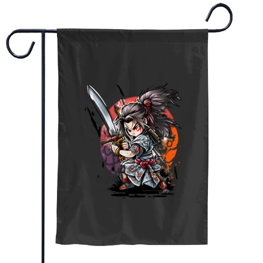 You get Porridge: Disney Mulan Anime Mushu, Mulan and Mushu Garden Flags