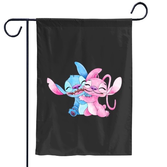 Stitch and Angel soulmates92love  , Stitch Eras Tour , Stitch Shirt, Disney Land Lilo and Stitch Garden Flags