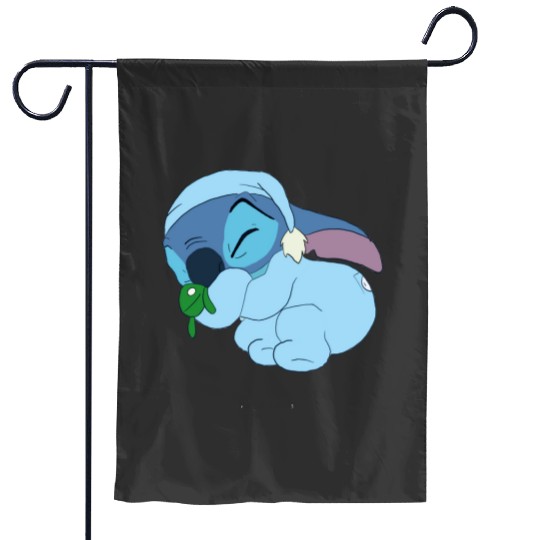 Stitch Sitting On Toothless Funny Backpack, Stitch Eras Tour , Stitch Shirt, Disney Land Lilo and Stitch Garden Flags