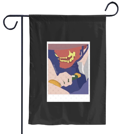 Red Furry Fighter Sticker: Disney Mulan Anime Mushu, Mulan and Mushu Garden Flags