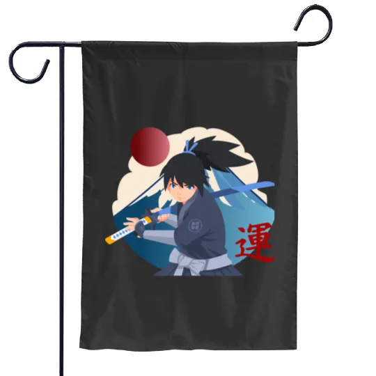 Red Kimono Art  1: Disney Mulan Anime Mushu, Mulan and Mushu Garden Flags
