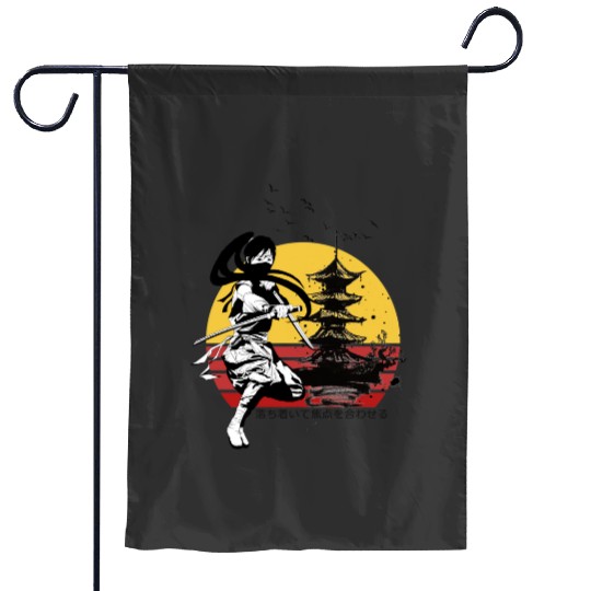 Sakura  Maiko  : Disney Mulan Anime Mushu, Mulan and Mushu Garden Flags