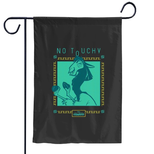 disney emperors new groove llama no touchy Garden Flags
