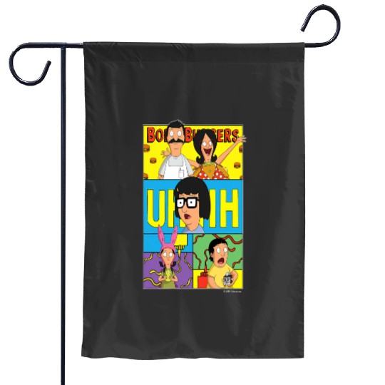 The Bobs Burgers Movie Bob Linda Tina Louise Gene Uhhh Garden Flags