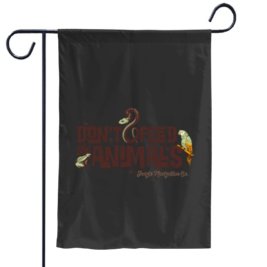Disney jungless Cruise Dont Feed the Animals Garden Flags