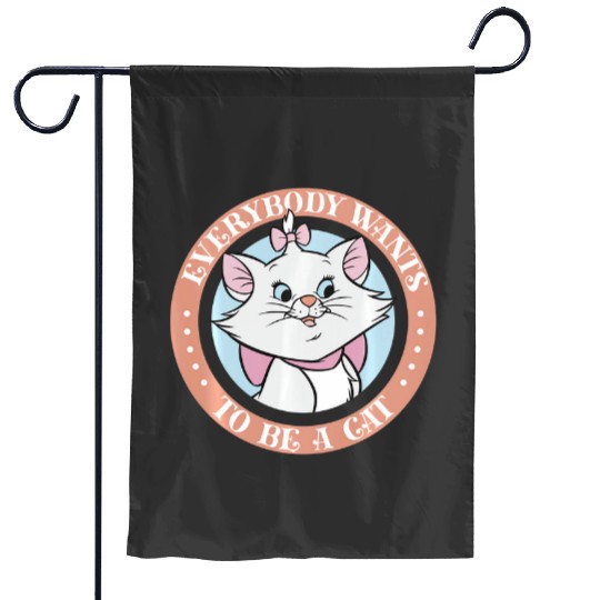 disney aristocats marie everyone wants to be a cat sweat Garden Flags