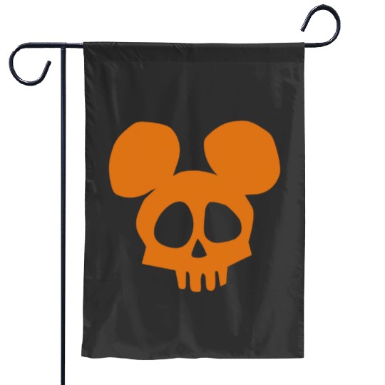 Disney Mickey Mouse Skull Halloween Garden Flags