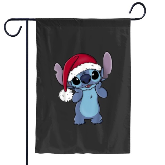 Lilo  Stitch Christmas Mele Kalikimaka Wreath  1, Stitch Eras Tour , Stitch Shirt, Disney Land Lilo and Stitch Garden Flags