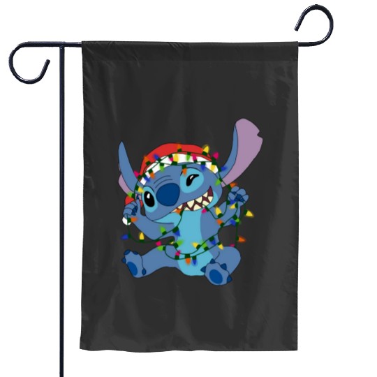 Christmas Stitch Premi  , Stitch Eras Tour , Stitch Shirt, Disney Land Lilo and Stitch Garden Flags