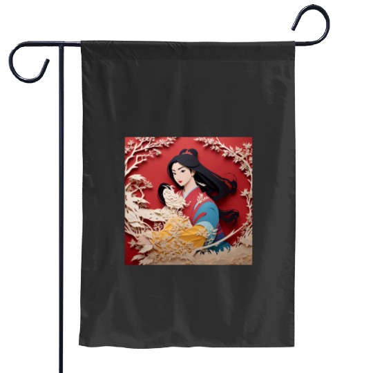 Zuko brings honor! Sticker: Disney Mulan Anime Mushu, Mulan and Mushu Garden Flags